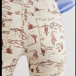 Free people penny pull on flare jeans